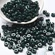 Непрозрачные цветные стеклянные бусины SEED-E001-P3x6mm-03-1