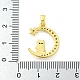 Латунные микропаве прозрачные подвески с фианитом FIND-Z044-03C-3