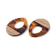 Подвески из смолы и дерева WOOD-F015-17G-2