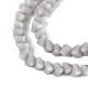 Нити из матовых непрозрачных стеклянных бусин GLAA-N017-4mm-21-4