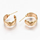 Серьги-кольца из латуни KK-R117-038-NF-2