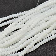Стеклянные бусы граненые рондель GLAA-I033-3mm-03