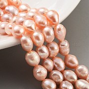 Нити из натурального культивированного пресноводного жемчуга PEAR-P062-28G