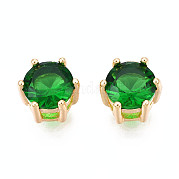 Подвески из латуни с инкрустацией кубическим цирконием KK-N216-346C