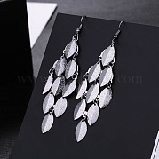 Серьги-подвески в виде кисточек из сплава листьев SV1506-5
