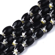 Ручной работы millefiori стеклянные бусины нитки LAMP-S191-17A