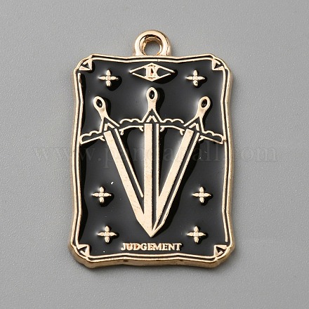 Подвески из эмали и сплава ENAM-WH0064-24A-1