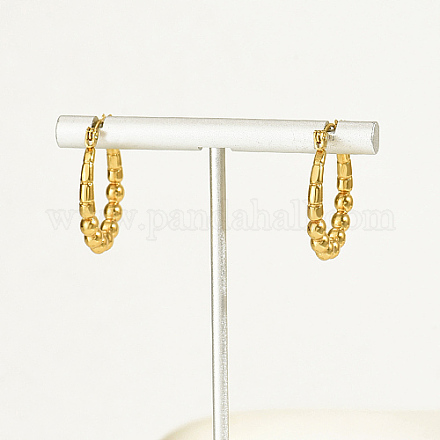 Серьги-кольца из нержавеющей стали 304 JM7846-1