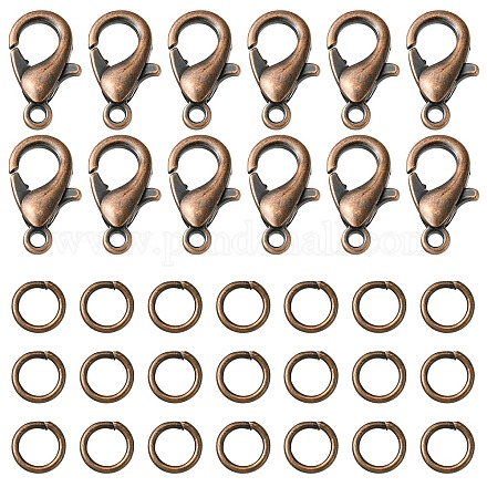 50 шт. Застежки-клешни из цинкового сплава FIND-YW0003-98R-1