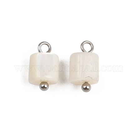 Подвески-колонны из натуральных ракушек STAS-D378-32P-1
