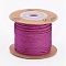 Nylon Cords, String Threads Cords, Round, Medium Violet Red, 1.5mm, about 27.34 yards(25m)/roll