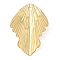 304 Stainless Steel Pendants, Leaf Charms, PVD Vacuum Plating, Real 18K Gold Plated, 31.5x22.5x5mm, Hole: 1.8mm