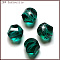 K9 Glass, Imitation Austrian Crystal Beads, Grade AAA, Faceted, Polygon, Teal, 10mm, Hole: 0.9~1mm
