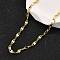 Brass Mariner Link Chain Necklaces, Lead Free & Cadmium Free, Long-Lasting Plated, Rack Plating, Real 18K Gold Plated, 17.87 inch(45.4cm)