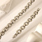 Stainless Steel Oval Link Chain Bracelets & Necklaces Sets for Unisex, Stainless Steel Color
