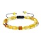 Bohemian Style Natural Banded Agate/Striped Adjustable Braided Bracelets for Women