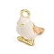Alloy Enamel Charms, Bird, 14x7.5x14mm, Hole: 1.8mm