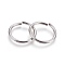 Tarnish Resistant 304 Stainless Steel Open Jump Rings, Stainless Steel Color, 9 Gauge, 30x3mm, Inner Diameter: 23.5mm, 80pcs/bag