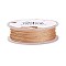 Polyester Metallic Thread, Sandy Brown, 1mm, about 32.8 yards(30m)/roll