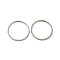 Non-Tarnish 304 Stainless Steel Finger Rings, Stainless Steel Color, US Size 9(18.9mm)