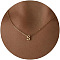 Brass Pendant Initial Necklaces for Women, Golden, Letter S, 15.75 inch(40cm)