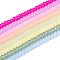 Baking Paint Imitation Jade Glass Beads Strands, Rondelle, Mixed Color, 7.5~8x5mm, Hole: 1.2mm, about 158~160pcs/strand, 30.31~31.10''(77~79cm)