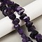 Natural Amethyst Beads Strands, Faceted, Nuggets, 12~13x16~19x12~14mm, Hole: 0.9mm, about 29~31pcs/strand, 14.37~15.28''(36.5~38.8cm)