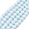 Natural Hemimorphite Beads Strands, Round, 6mm, Hole: 0.6mm, about 62~64pcs/strand, 14.96''~15.35''(38~39cm)