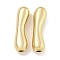 Brass Beads, Cadmium Free & Nickel Free & Lead Free, Column, Real 18K Gold Plated, 24.5x7x6mm, Hole: 2.5mm