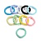 Crochet Glass Beads Braided Stretch Bracelet, Nepel Boho Style Bracelet, Mixed Color, Inner Diameter: 1-3/4 inch(4.5cm)