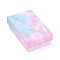 Cardboard Box Bracelet Boxes, with Sponge Inside, Rectangle, Sky Blue, 8.1x5.2x2.7cm