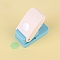 Plastic Craft Punch for Scrapbooking & Paper Crafts, with Metal Finding, Paper Shapers, Hexagon, 93x50x32mm