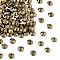 Preciosa® MAXIMA Crystal No Hotfix Flatback Stones, Czech Crystal, Dura Foiling, Round(438 11 615 Chaton Rose), 00030 261 Starlight Gold, SS12(3~3.2mm)