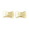 Rack Plating Alloy Beads, Cadmium Free & Nickel Free & Lead Free, Candy with Word Sweet, Golden, 8x12x4mm, Hole: 1.8mm