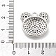 Латунные микро проложить кубического циркония подвески KK-L228-15P-3