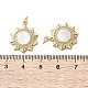 Латунные микро проложить кубического циркония подвески KK-U070-19G-3