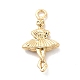 Подвески из сплава со стразами ALRI-M006-05G-2