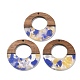 Подвески из смолы и ореха FIND-R051-13D-1