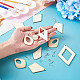 Из натурального дерева большие кулоны DIY-TA0008-66-7