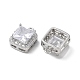 Латунные микро проложить кубического циркония подвески KK-F872-18P-2