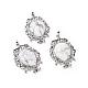 Естественно Howlite большие кулоны G-P496-01P-22-1