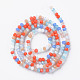 Стеклянные бусины GLAA-T006-09C-2