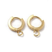 201 фурнитура для сережек-колец Huggie Hoop из нержавеющей стали STAS-A167-01L-G