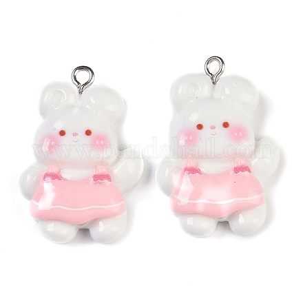 Подвески из кролика из смолы RESI-U004-02B-1