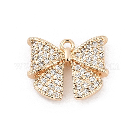 Латунные микро проложить кубического циркония подвески KK-U051-04G-01-1