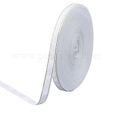 Жаккардовые ленты из полиэстера с ромбами OCOR-WH0078-128A-1