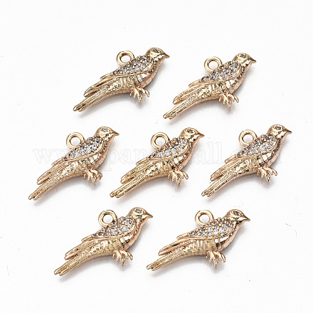 Латунные микро проложить кубического циркония подвески X-KK-S359-033-RS-1
