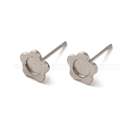 Серьги-гвоздики из нержавеющей стали 304 STAS-H193-02P-1