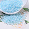 MIYUKI Delica Beads, Cylinder, Japanese Seed Beads, 11/0, (DB0239) Light Aqua Ceylon, 1.3x1.6mm, Hole: 0.8mm, about 2000pcs/10g
