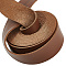 2M PU Leather Cord, Flat, Garment Accessories, Camel, 25mm, about 2.19 Yards(2m)/pc